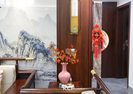KLF全屋記丨136㎡新中式雅居，古調新彈，忘卻紛擾，呼吸著的當代生活提案